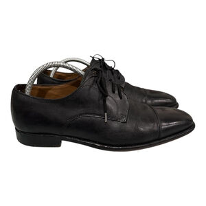 Florsheim Imperial Shoes Mens Size 8.5 EEE Black Leather Cap Toe Oxford Dress